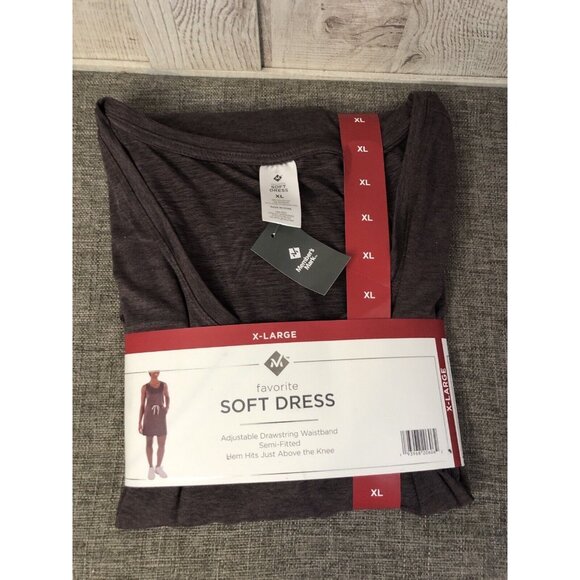 Member's Mark Dresses & Skirts - Womens Member Mark Adjustable Drawstring Soft Dress Size Extra Large XL